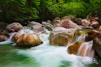 Fluss in der Garnitzenklamm in Hermagor, Osttirol, &Ouml;sterreich.