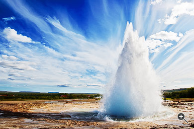 Geysir Strokkur in Island.