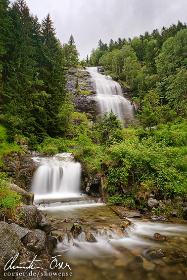 Melnikfall (Melnik Wasserfall) in Malta, Österreich.