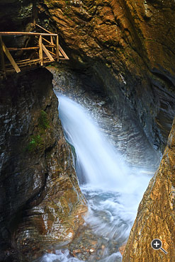 Wasserfall in der Raggaschlucht in Flattach, &Ouml;sterreich.