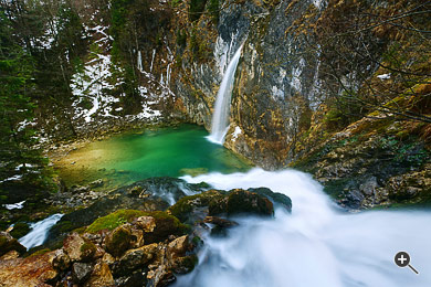 Salza-Wasserfall in St. Martin am Grimming, &Ouml;sterreich.