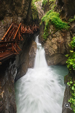 Wasserfall in der Sigmund-Thun-Klamm in Kaprun, &Ouml;sterreich.