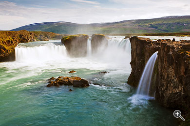 Wasserfall Godafoss in Island.