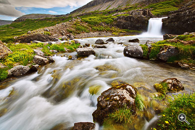 Wasserfall G&ouml;ngumannafoss in Island.