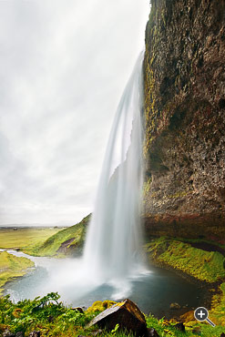 Wasserfall Seljalandsfoss in Island.