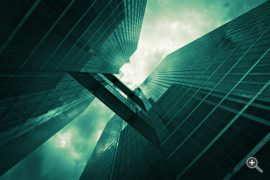 Hochh&auml;user Highlight Towers in M&uuml;nchen, Deutschland.