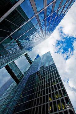 Hochh&auml;user Highlight Towers in M&uuml;nchen, Deutschland.