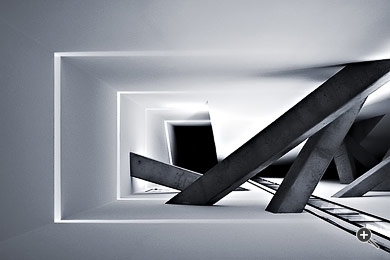 J&uuml;disches Museum von Architekt Daniel Libeskind in Berlin, Deutschland.