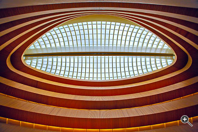 Juristische Fakult&auml;tsbibliothek der Universit&auml;t Z&uuml;rich von Architekt Santiago Calatrava, Schweiz.