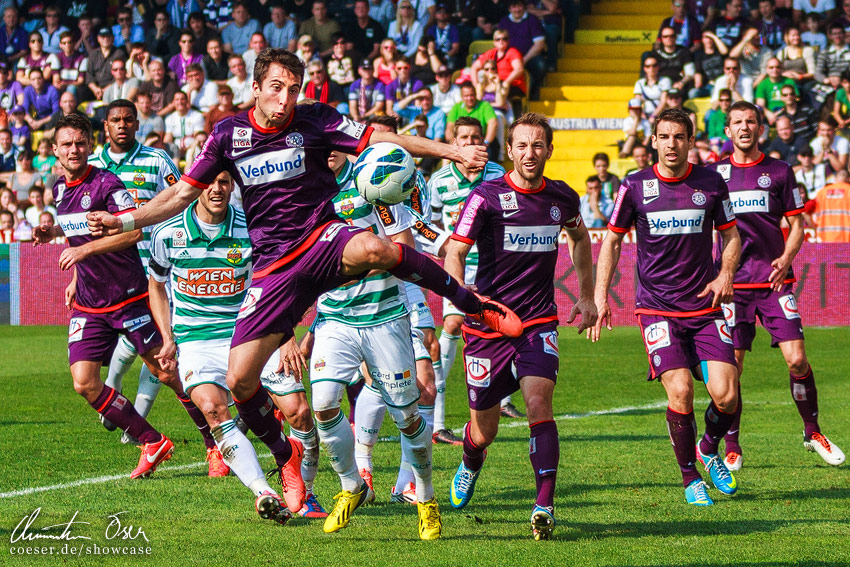 Österreichische Bundesliga, Austria Wien - Rapid Wien 2:2, 2013