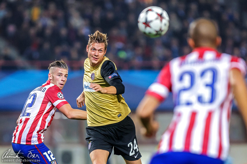 UEFA Champions League, FK Austria Wien - Atlético Madrid 0:3, 2013
