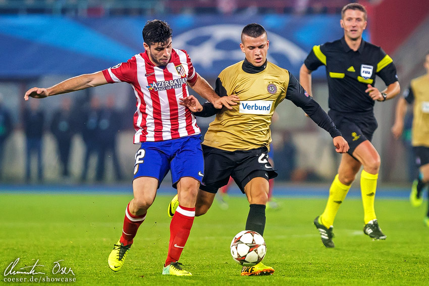 UEFA Champions League, FK Austria Wien - Atlético Madrid 0:3, 2013