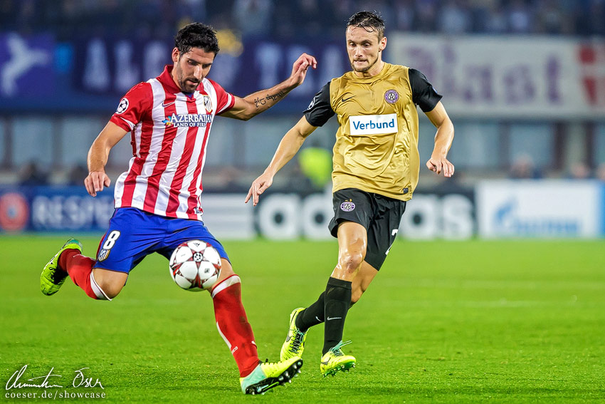 UEFA Champions League, FK Austria Wien - Atlético Madrid 0:3, 2013