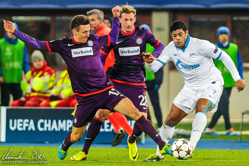 UEFA Champions League, FK Austria Wien - FC Zenit Saint Petersburg 4:1, 2013
