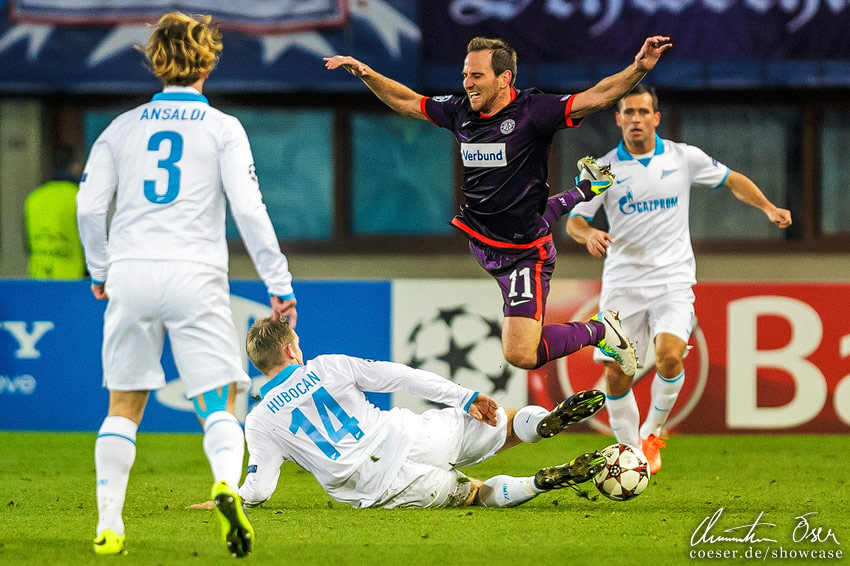 UEFA Champions League, FK Austria Wien - FC Zenit Saint Petersburg 4:1, 2013
