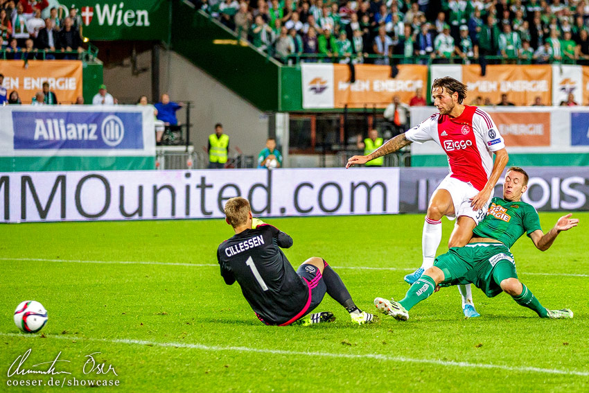UEFA Champions League Qualification, SK Rapid Wien - Ajax Amsterdam 2:2, 2015