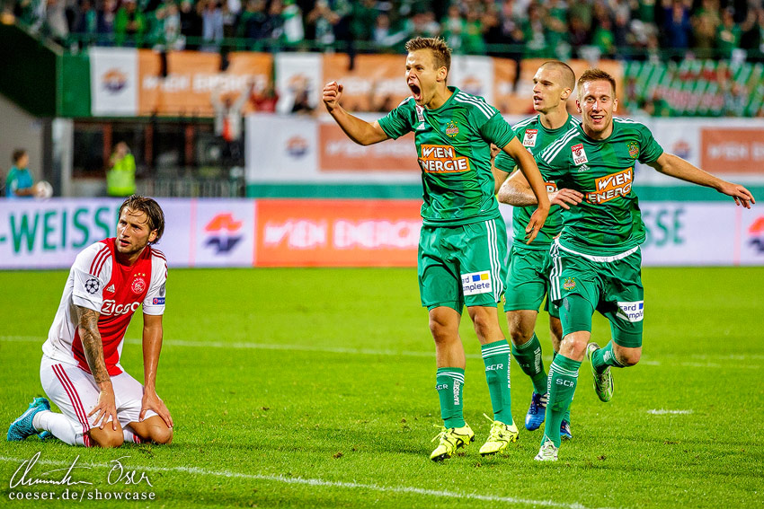 UEFA Champions League Qualification, SK Rapid Wien - Ajax Amsterdam 2:2, 2015