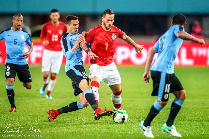 Freundschaftsspiel Österreich - Uruguay 2:1, 2017