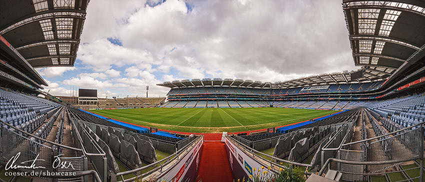 Panorama des Croke-Park-Stadions in Dublin, Irland.