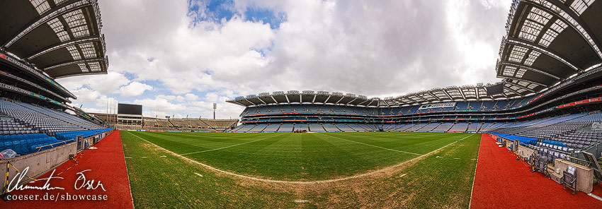 Panorama des Croke-Park-Stadions in Dublin, Irland.