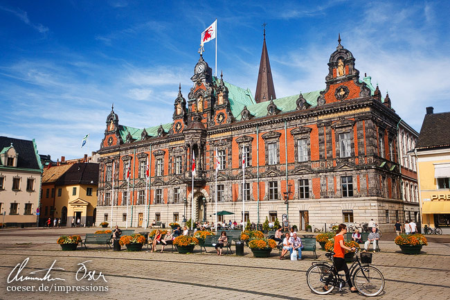 Das Rathaus von Malmö, Schweden.