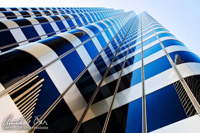 Moderne Architektur in der Market Street in San Francisco, USA.